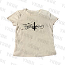 Sutiã com estampa de letras cruzadas, casual, streetwear, harajuku, grunge, punk, Y2K, top curto, chique, sexy, com acabamento em renda, emo, hip hop, feminino