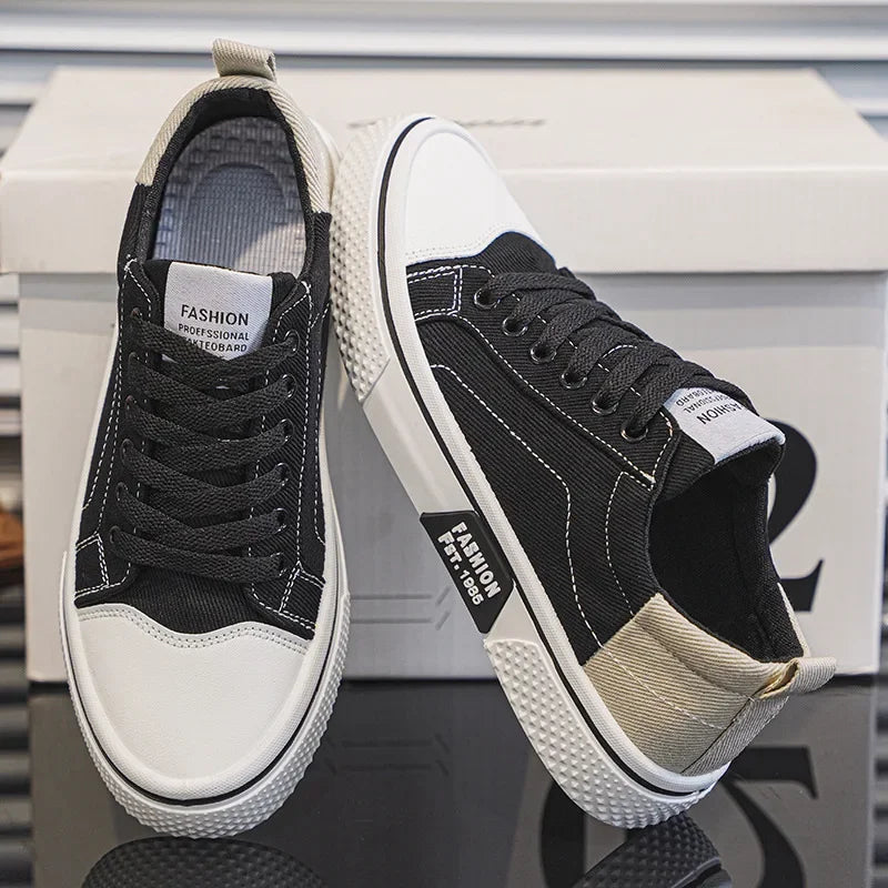 Sapatos de skate confortáveis, antiderrapantes, casuais, respiráveis, masculinos, para caminhada