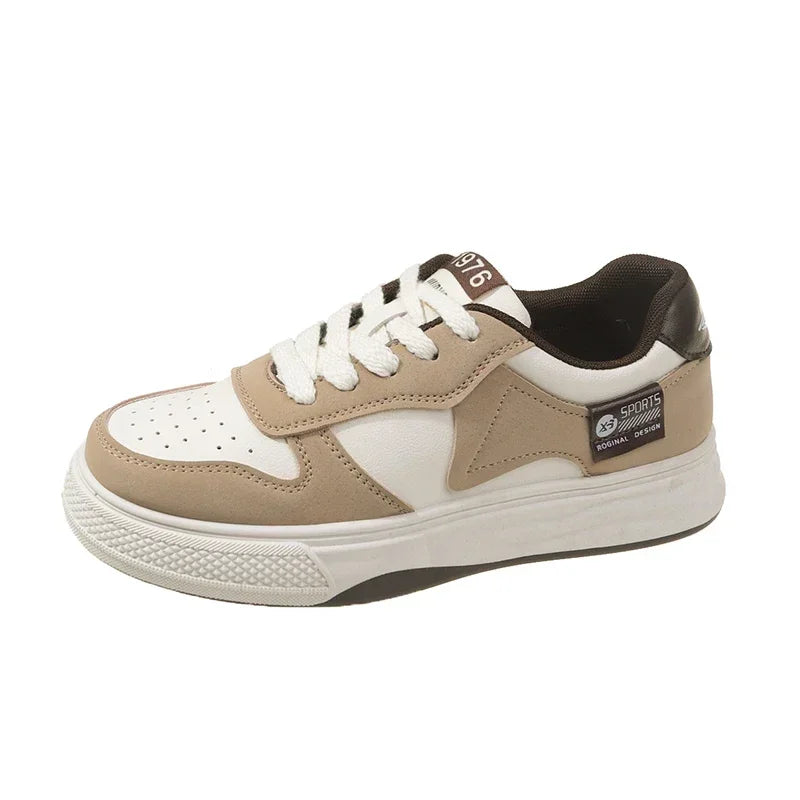 Platform Sports Shoes Flat Female Sneakers Women Tennis Spring Casual Vulcanize Black Fashion Harajuku Thick-sole Sneakers Shoes