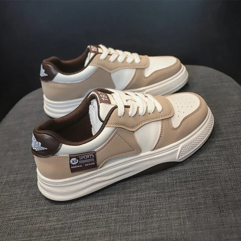 Platform Sports Shoes Flat Female Sneakers Women Tennis Spring Casual Vulcanize Black Fashion Harajuku Thick-sole Sneakers Shoes