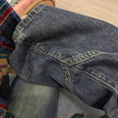 Calça jeans feminina Y2K Spicy Girl Dark Series de perna larga, nova calça flare com emenda solta e cintura alta para mulheres