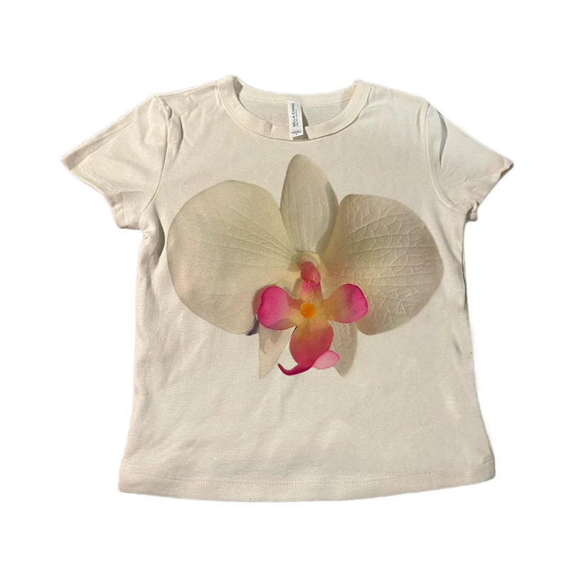 Camiseta estética de verão para bebês Y2K, roupas populares coreanas, emo streetwear, gótico, harajuku, estampa gráfica, camiseta feminina, top curto vintage